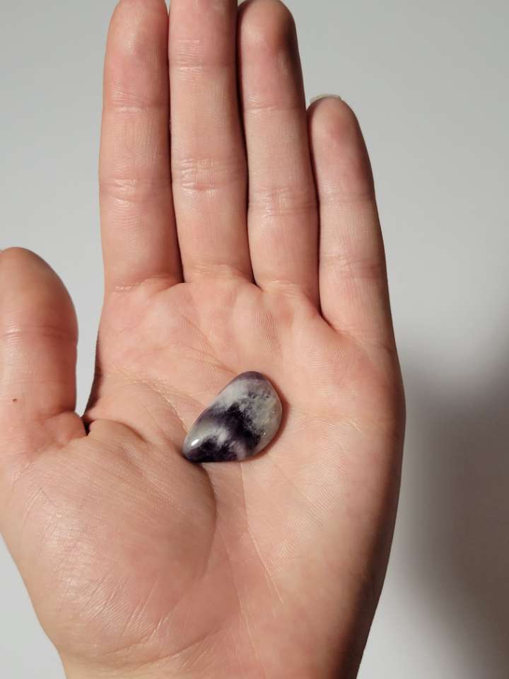 Chevron Amethyst Tumble