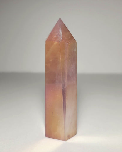 Angel Aura Rose Quartz Tower