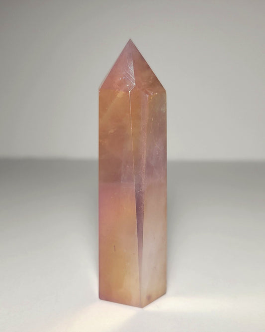 Angel Aura Rose Quartz Tower