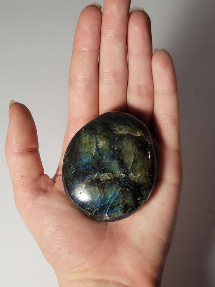 Labradorite Palm Stone