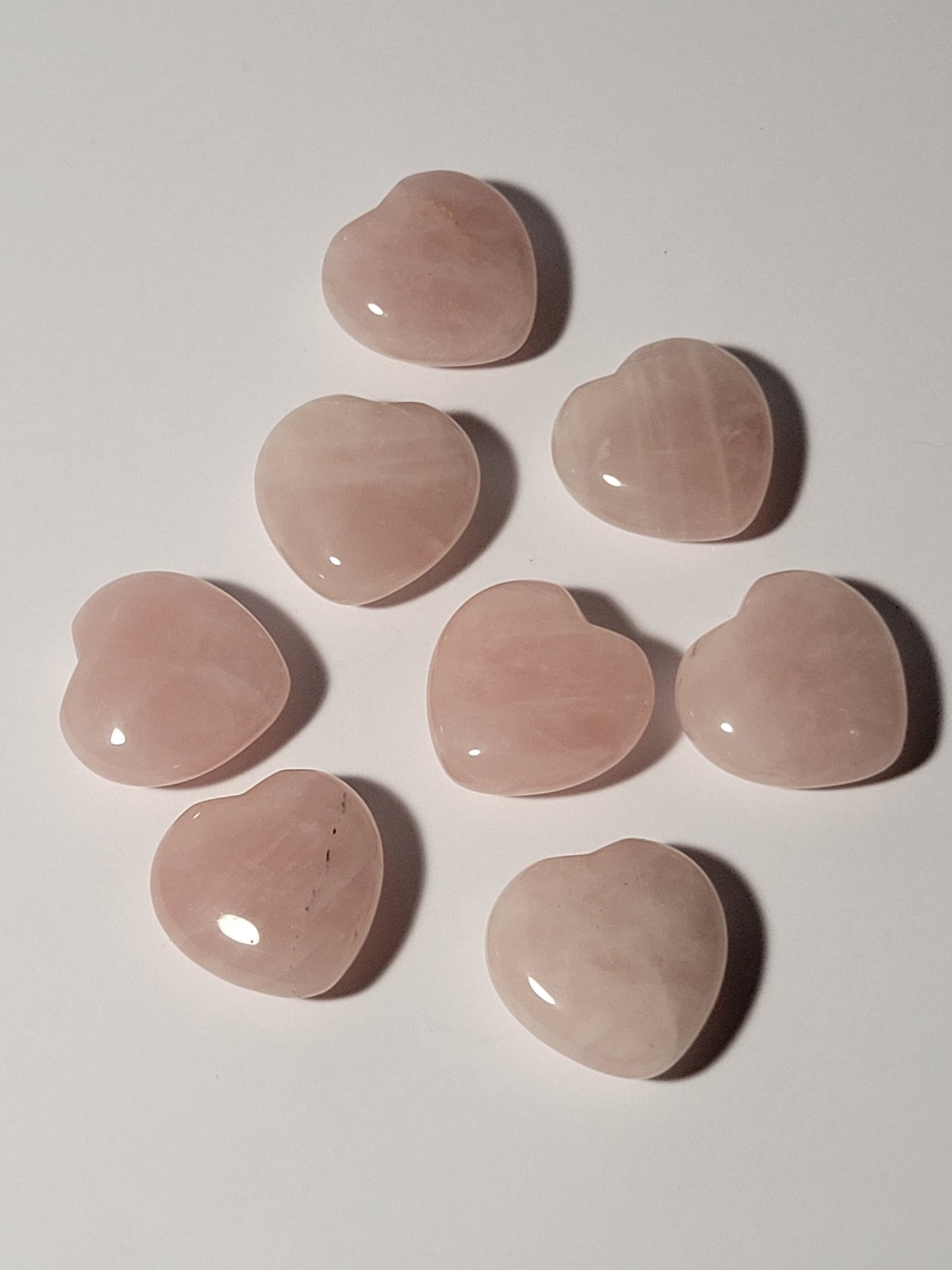 Rose Quartz Hearts