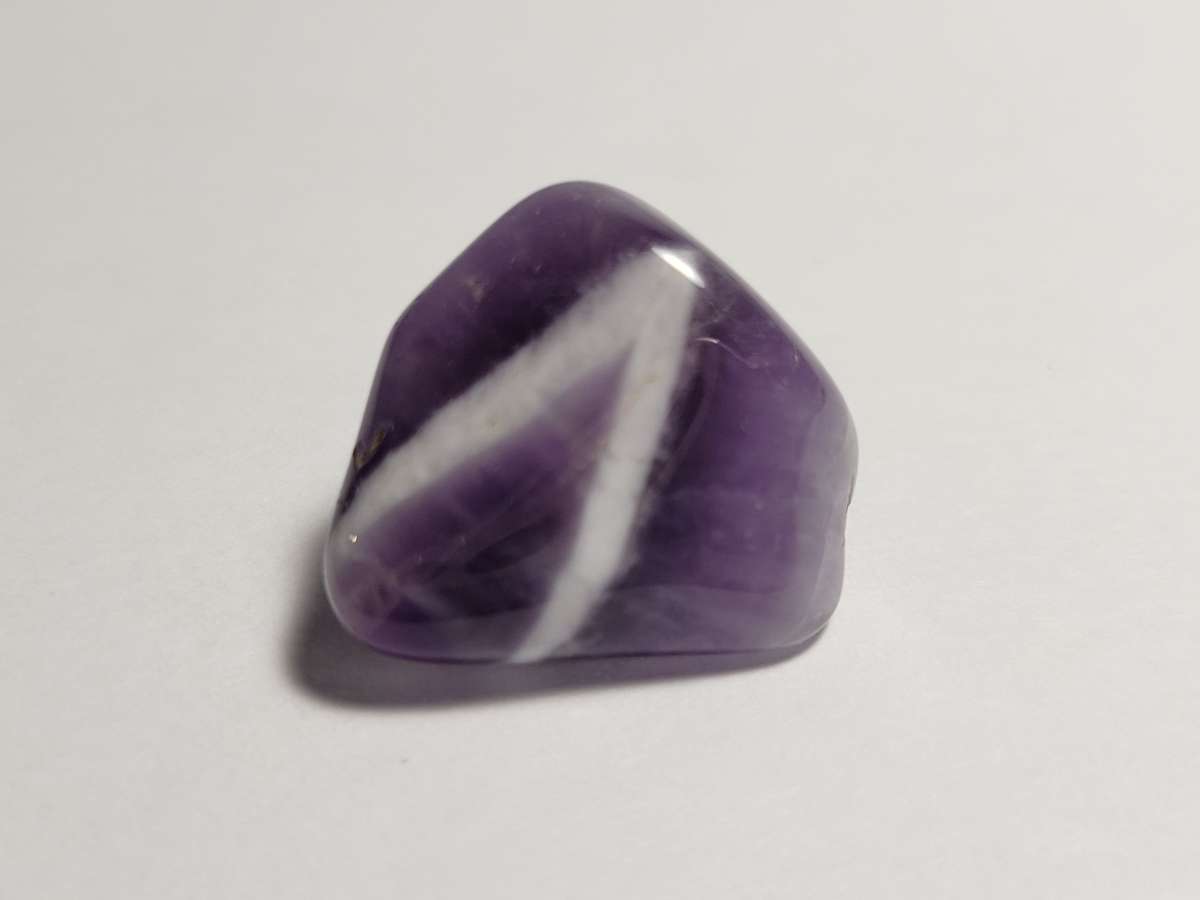 Chevron Amethyst Tumble
