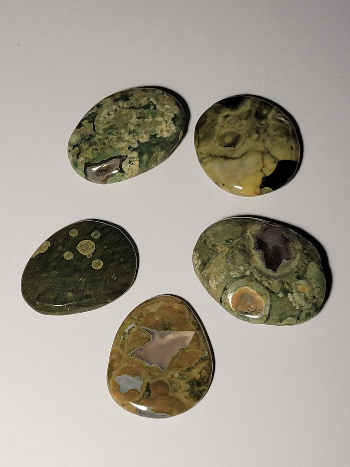 Rainforest Jasper Palm Stone