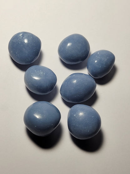 Angelite spheres