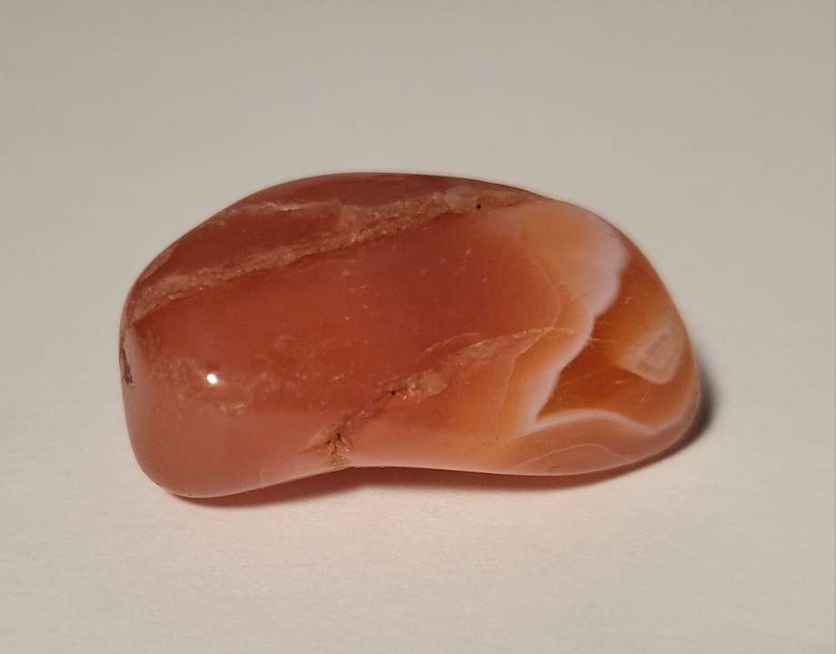 Banded Carnelian Agate Tumble
