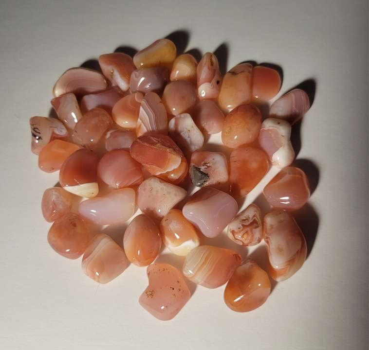 Banded Carnelian Agate Tumble
