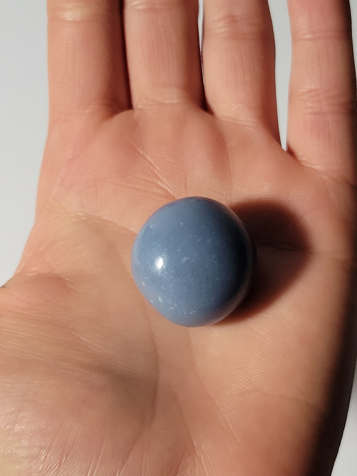 Angelite spheres