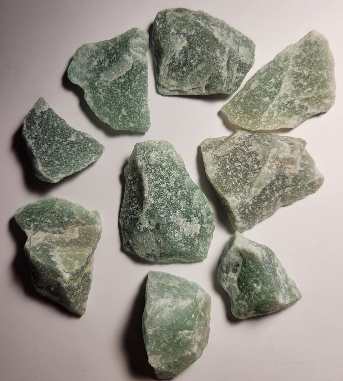 Raw Green Aventurine