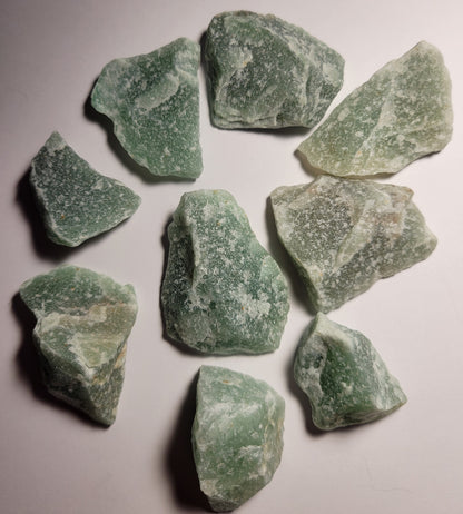 Raw Green Aventurine