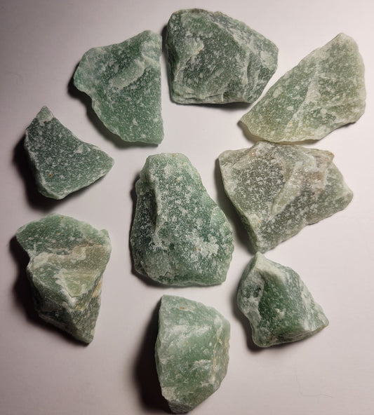 Raw Green Aventurine