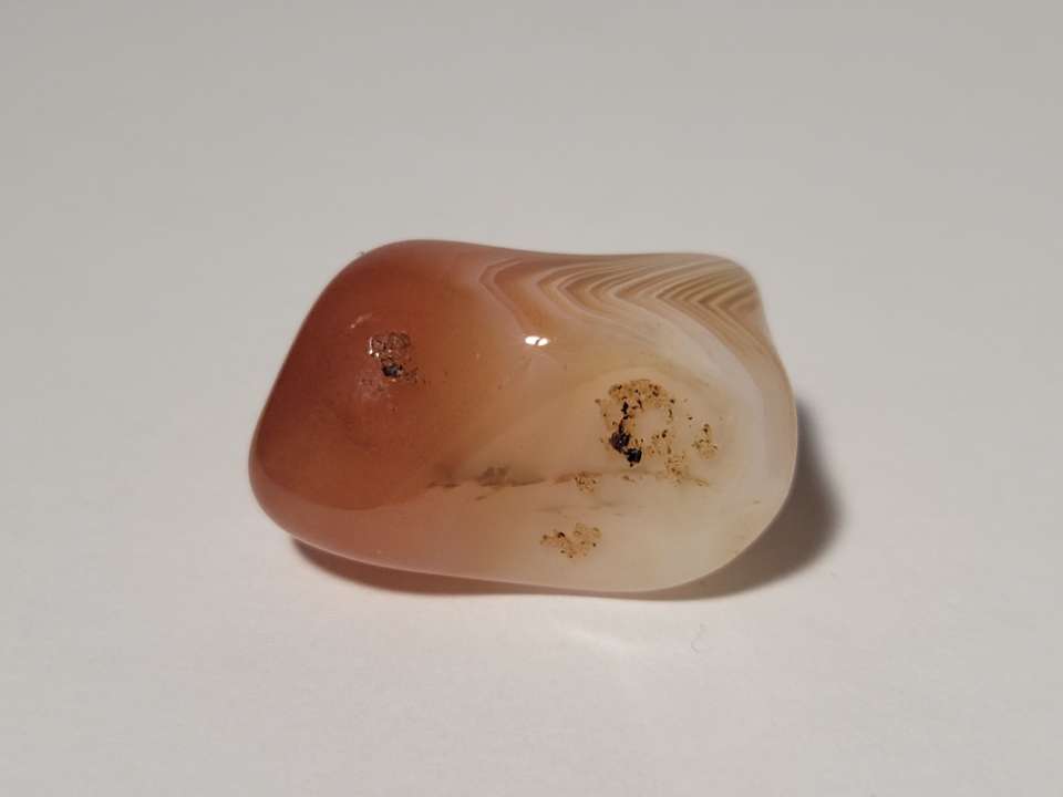 Banded Carnelian Agate Tumble
