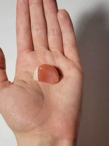 Banded Carnelian Agate Tumble