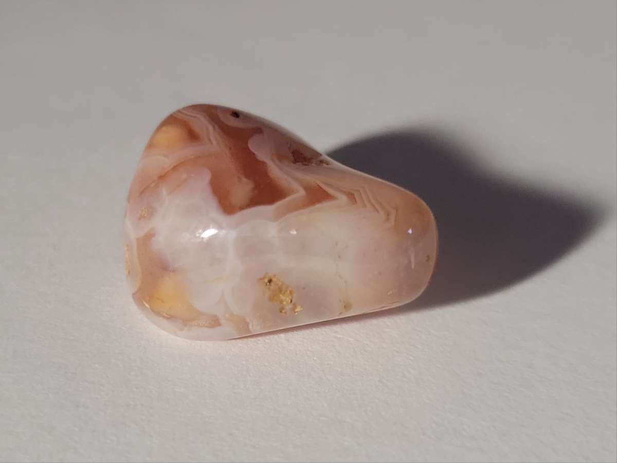 Banded Carnelian Agate Tumble